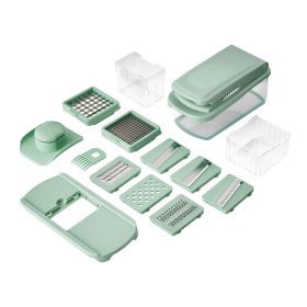 Agatha 8-in-1 Food Slicer Chopper, Green