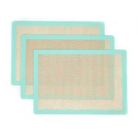 HAWOK Silicone Baking Mats, Nonstick Baking Mats Cookie Sheet Liners, 3 Pack