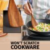 Six-piece wooden cooking spoon set - heat resistant