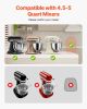 VEVOR Mixer Slider, Oval 14.5 x 9.4-inch, Appliance Slider Compatible with Tilt Head 4.5-5 Qt Stand Mixer, PTFE Feet