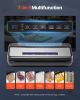 VEVOR Vacuum Sealer Machine, 80Kpa 120W Powerful Compact Food Sealer, 7-in-1 Multi-Functional Food Vacuum Sealer