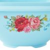 8 Piece Bowl Set, Sweet Romance, Teal