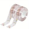 Decorative Waterproof Gap Sealant â€“ Floral Design Self-Adhesive Tape for Sink Edges & Countertops (2 Rolls, Easy Installation)