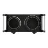 1800W Electric Double Burner Portable Heating Hot Plate Stove Countertop RV Hotplate with 5 Temperature Stepless Adjustments Portable Handles